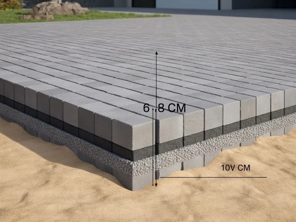 Jaka kostka na podjazd 6 czy 8 cm – uniknij kosztownych błędów